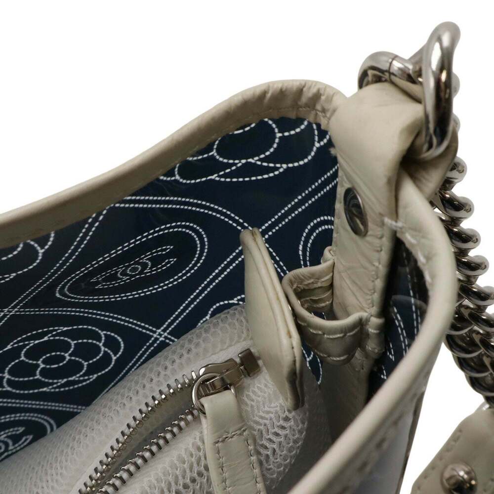 CHANEL Black Leather Logo Shoulder Bag - Picture 7 of 7